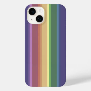 Capas de iphone de Casata com Listras do arco-íris