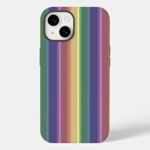 Capas de iphone de Casata com Listras do arco-íris