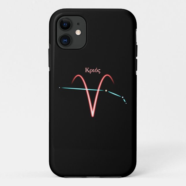 Capas de iphone de Cascata da Constelação Zodiac A (Verso)