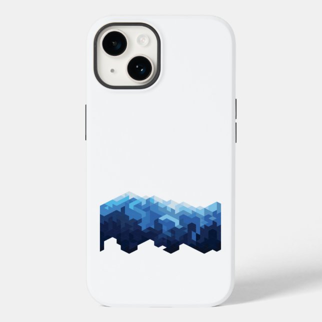 Capas de iphone de Cascata da Montanha de Neve (Verso)