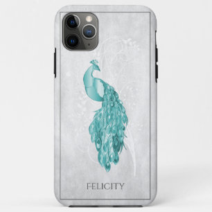 Capas de iphone de Cascata de Peacock Elegante Tea