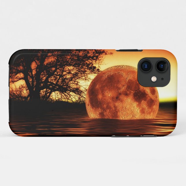 Capas de iphone de Cascata do Rio Moon Falling (Verso (horizontal))