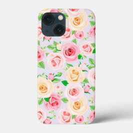Capas de iphone de Cascata, rosas brancas lindas,
