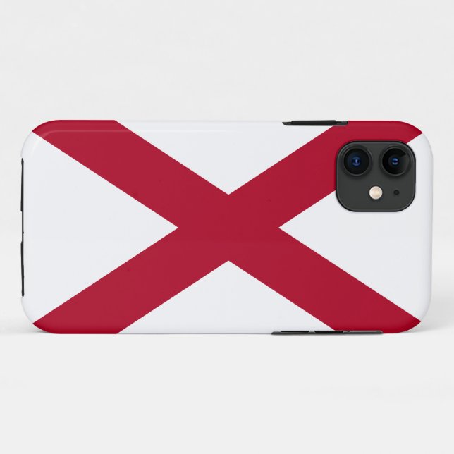 Capas de iphone de Case-Mate de Bandeira do Estado (Verso (horizontal))