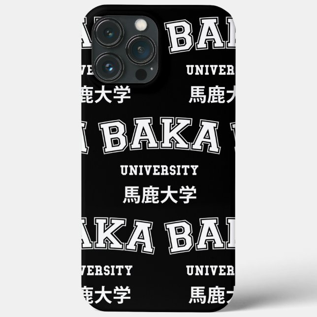 CAPAS DE IPHONE de Casos da UNIVERSIDADE BAKA (Verso)