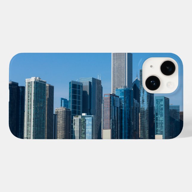 Capas de iphone de Casos de Arranha-céus de Chicag (Verso (horizontal))