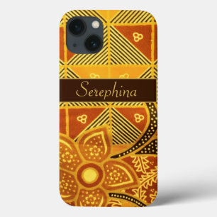 capas de iphone De Casos-De-Casamento De Flor Étn