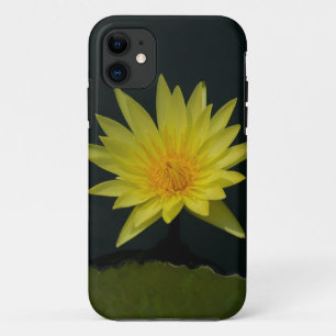 Capas de iphone de Casquilho Amarelo Lotus Waterli