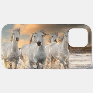 Capas de iphone de Casquilho de Cavalos Brancos