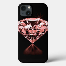 Capas de iphone de Casquilho de Diamante Rosa
