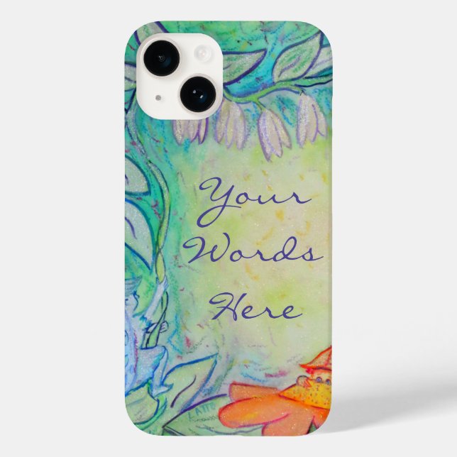 Capas de iphone De Casquilho De Fada De Flor (Verso)