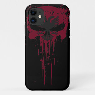 CAPAS DE IPHONE de Casquilho de Grunge VERMELHO