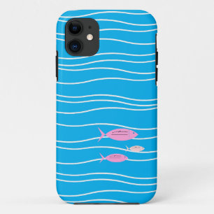 Capas de iphone De Casquilho De Peixe Retro