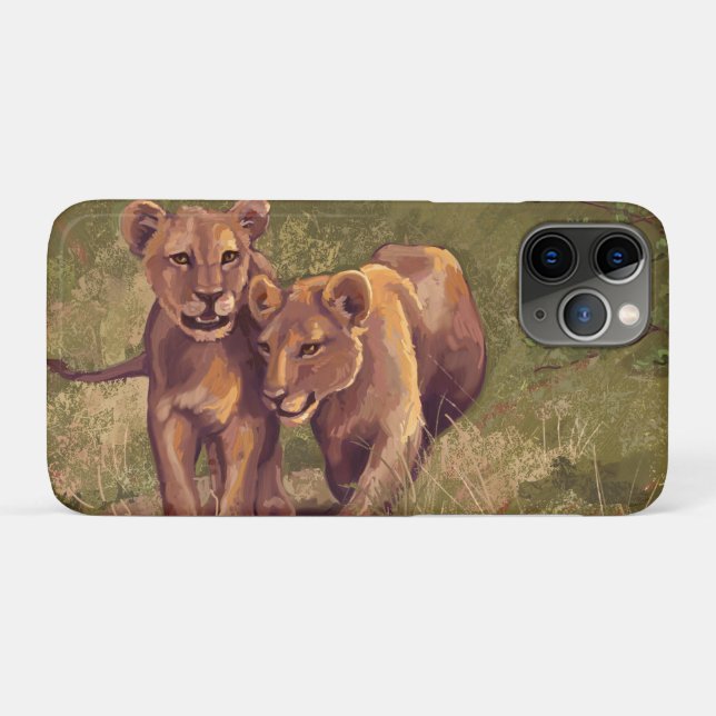 Capas de iphone De Casquilho Lion-Cubs (Verso (horizontal))