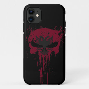 Capas de iphone de Casquilho Vermelho Grunge