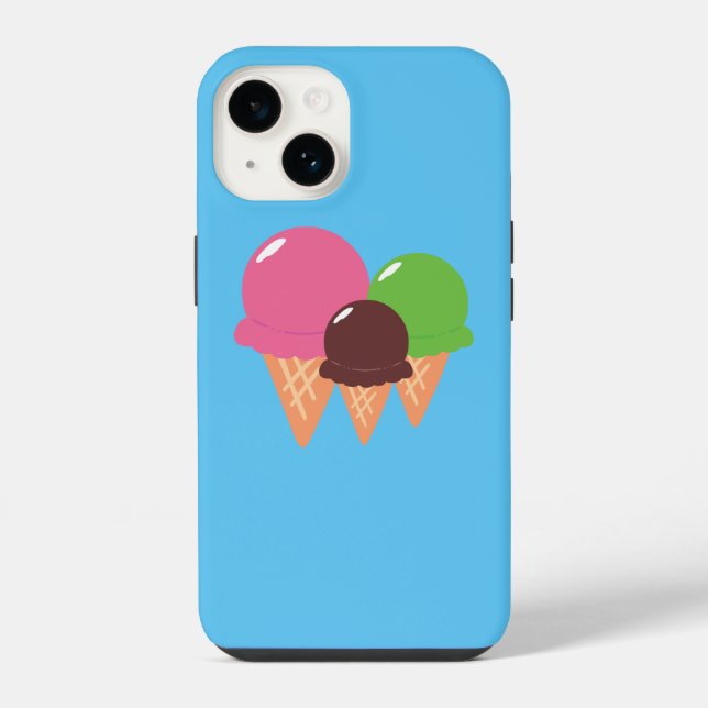 capas de iphone de Cones de sorvete (Verso)