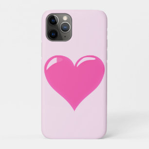 Capas de iphone de Coração Rosa