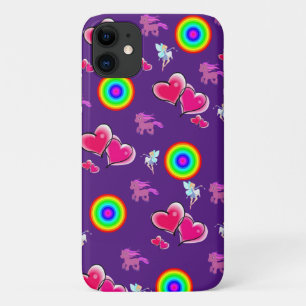 Capas de iphone de Corações Rosa