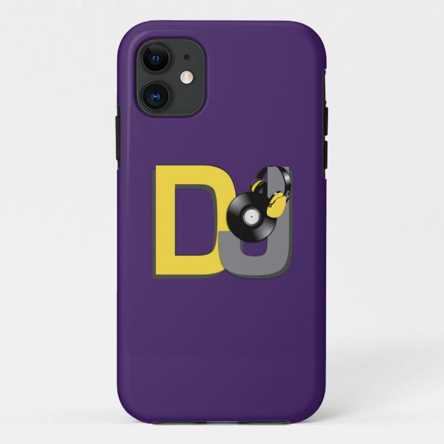 Capas de iphone de cores personalizada do DJ (Verso)