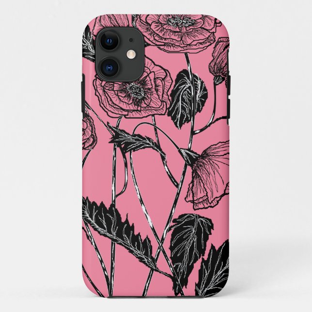 Capas de iphone de Cores Personalizadas com Poppy (Verso)