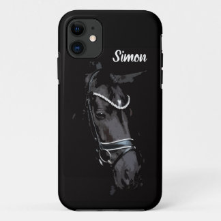 Capas de iphone de Corrida de Cavalo Negro