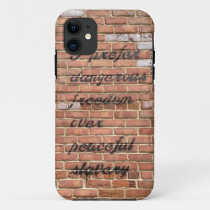 Capas de iphone de cotação de liberdade