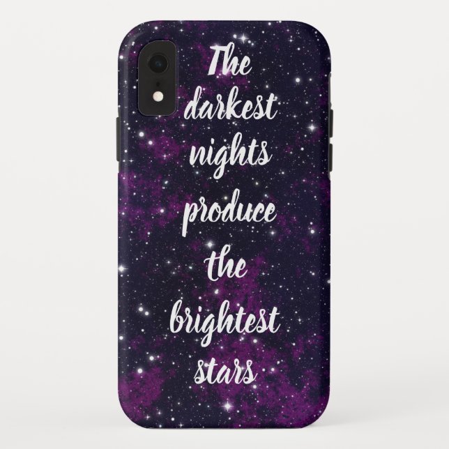 Capas de iphone de cotação personalizada de galáxi (Verso)