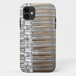 CAPAS DE IPHONE de couro do falso dos cristais de