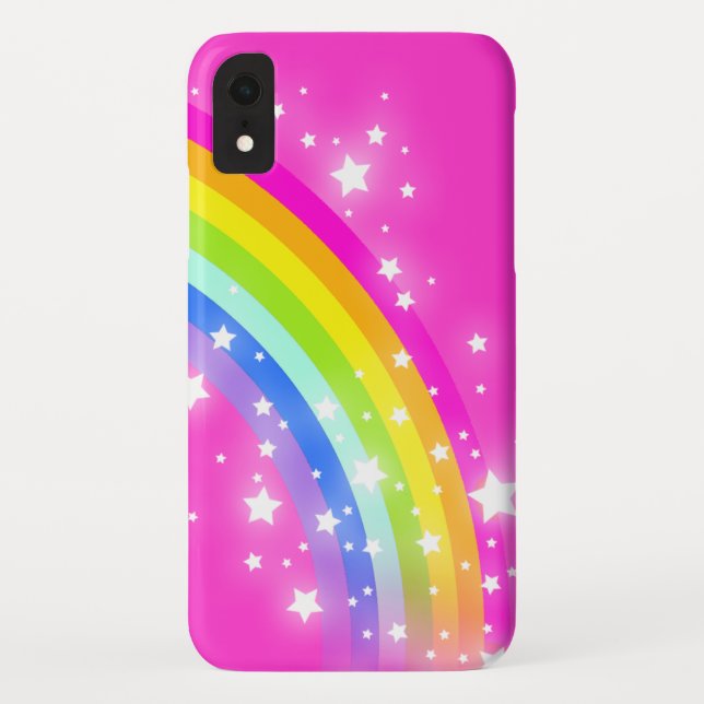 Capas de iphone de crianças rosa brilhantes (Verso)