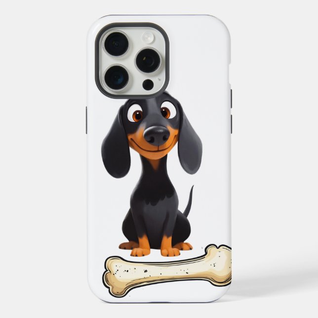 Capas de iphone de Dachshund (Verso)