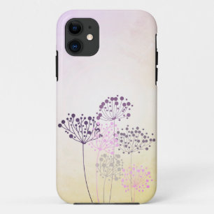 capas de iphone de desenho botânico abstrato