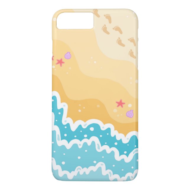 Capas de iphone de Design de praia Sassy (Verso)