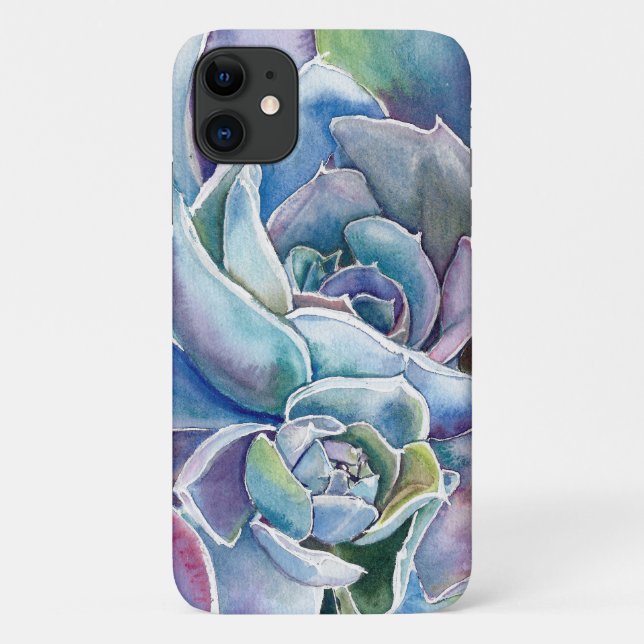capas de iphone de Echeveria 'Blue Sky' (Verso)