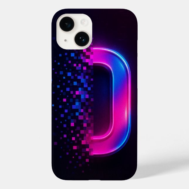 Capas de iphone de Falha de Pixel - Presente estét (Verso)