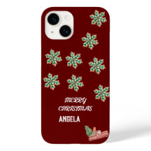 Capas de iphone de flocos de neve