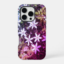 Capas de iphone de flores de estrelas brancas