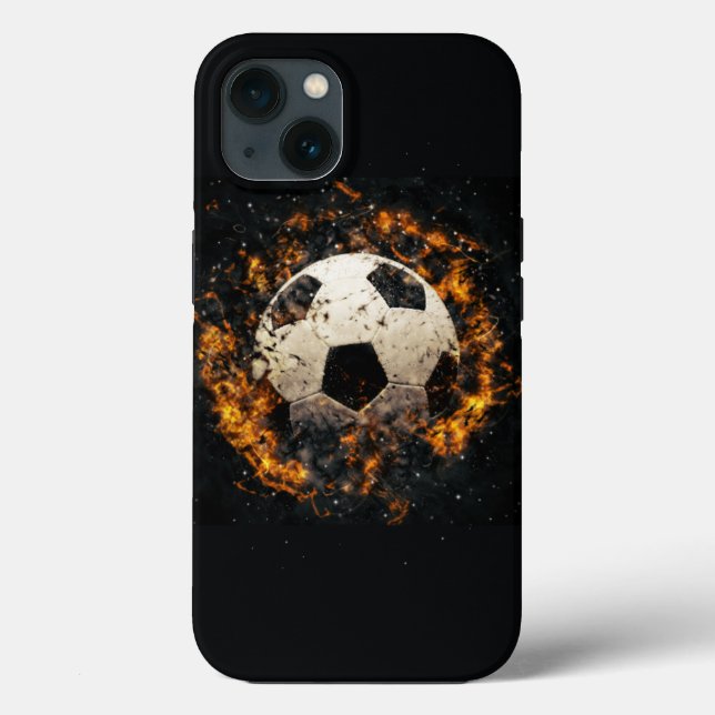 Capas de iphone de futebol - Capas resistentes mag (Verso)