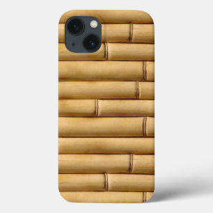 Capas de iphone de gabinete de design de bambu