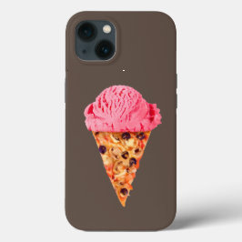 capas de iphone de gabinete de pizza de sorvete