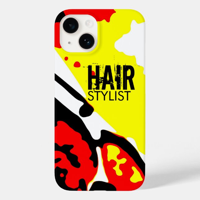 Capas de iphone de gabinete do Hair Stylist (Verso)