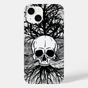 Capas de iphone de gabinete do Skull & Books