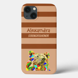 Capas de iphone de gabinete do urso Grizzly