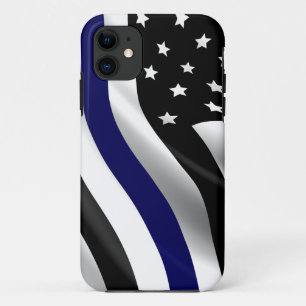 Capas de iphone de gabinete fina de linha azul
