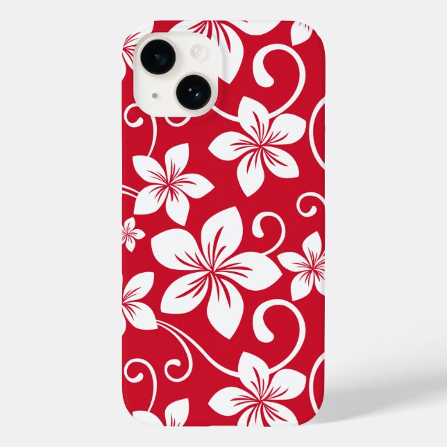CAPAS DE IPHONE de gabinete (RED) HAWAII AZUL (Verso)