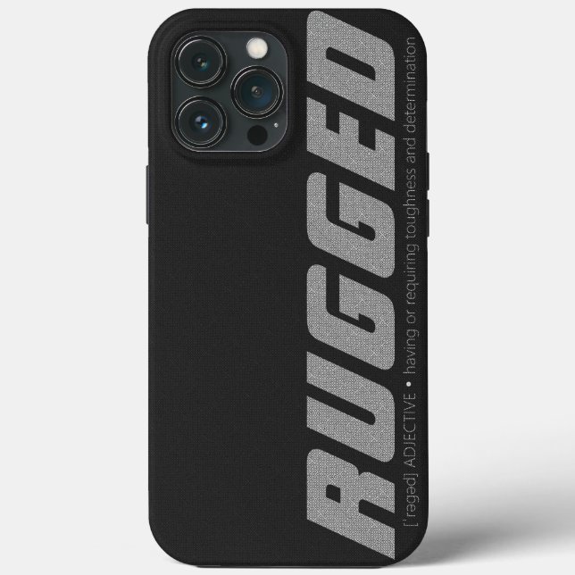 CAPAS DE IPHONE de gabinete RUGGGED (Verso)