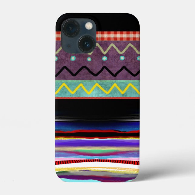 Capas de iphone de gabinete ZIG ZAG AZTEC (Verso)