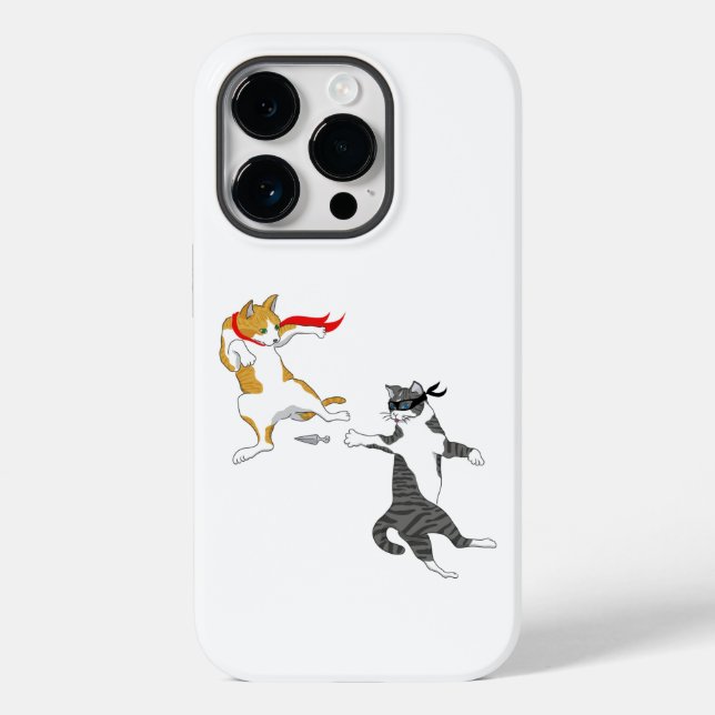 Capas de iphone de Gato de Luta (Verso)