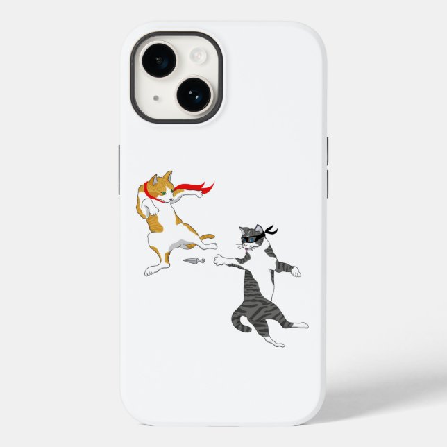 Capas de iphone de Gato de Luta (Verso)