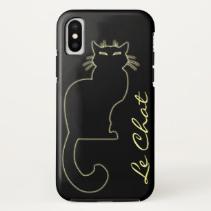 Capas de iphone de Gato Negro Caso Lover Le Chat