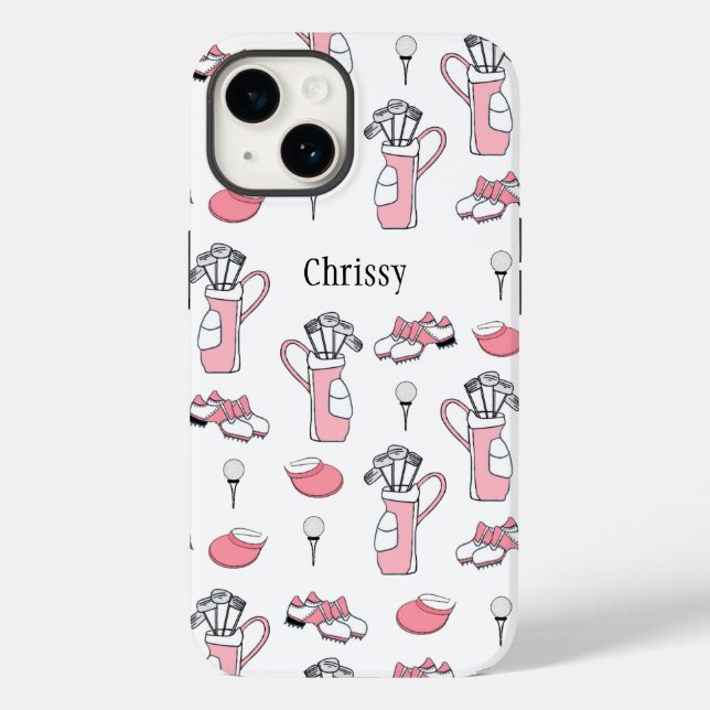 Capas de iphone de Golfer-Mate Personalizada Senho (Verso)